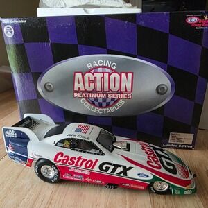 John Force Castrol GTX 1997 Mustang Funny Car Action Platinum 1:24 W249729254-2